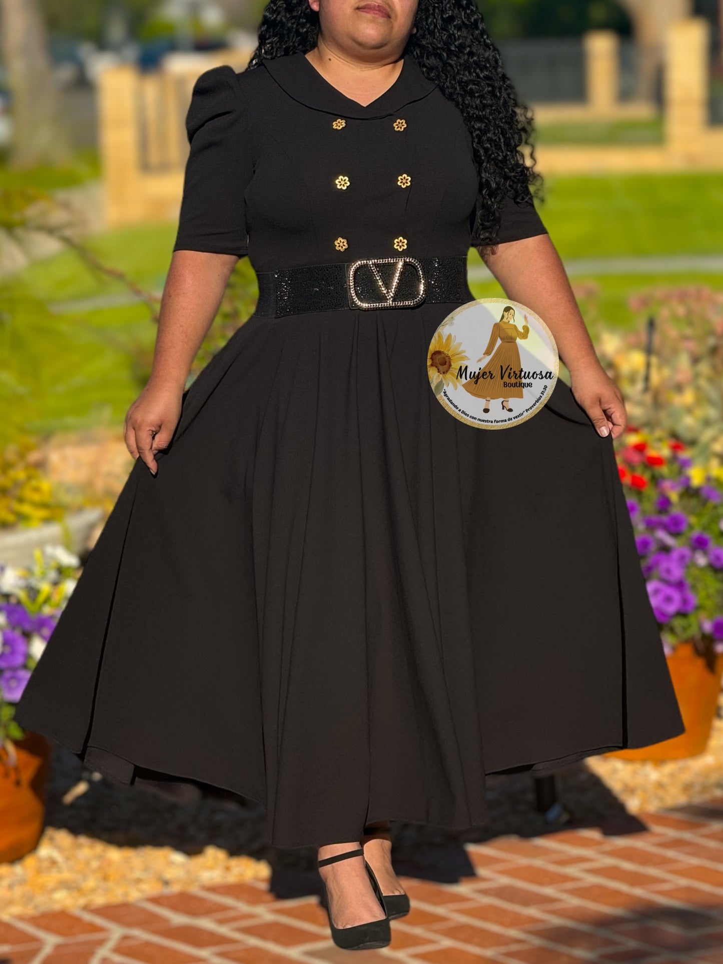 Dorothy Black Vintage Dress