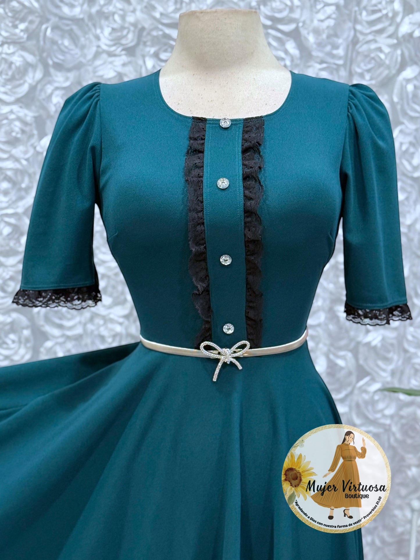 Eleanore Emerald Green Dress