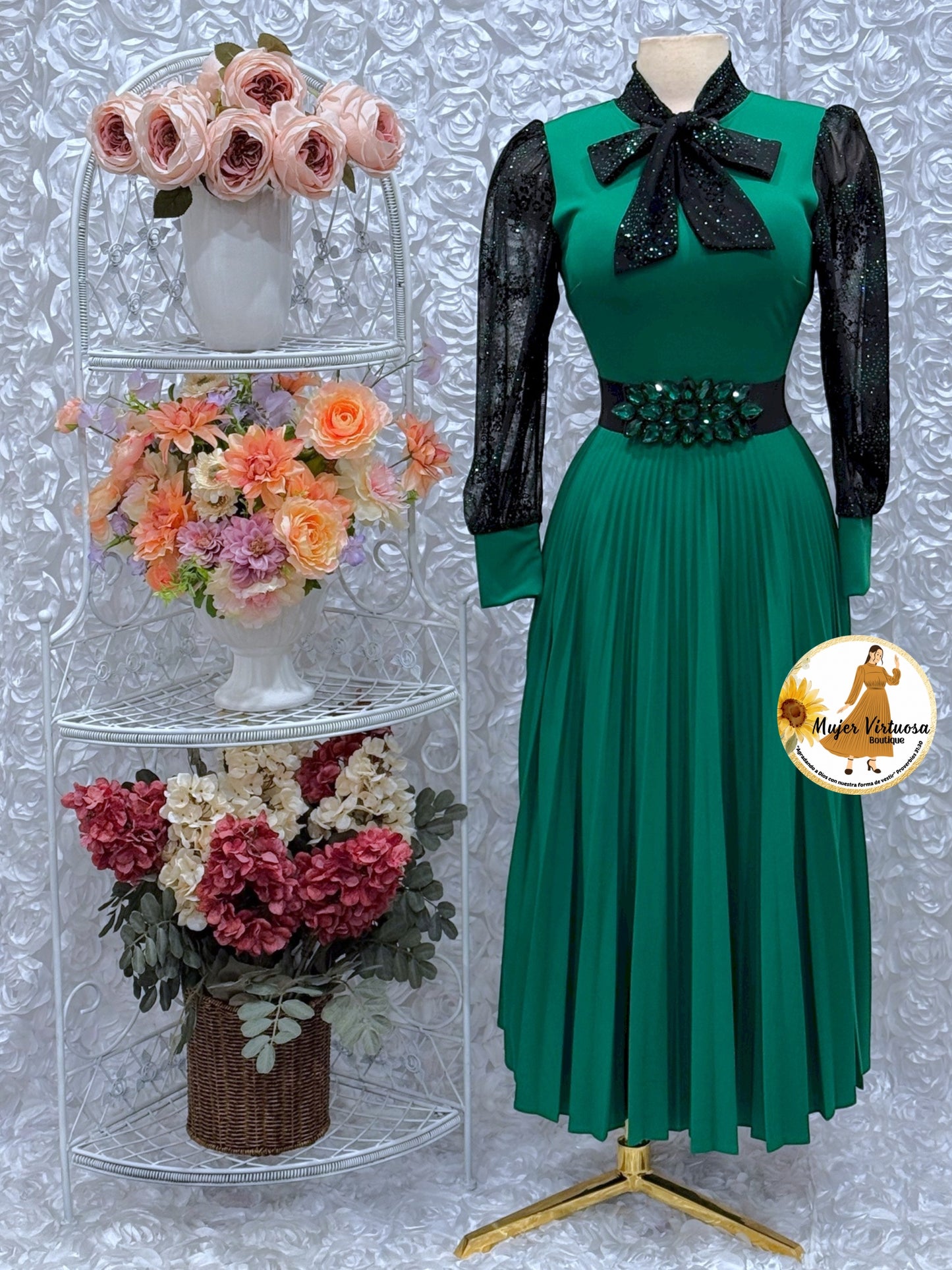 Brenda Kelly Green Dress