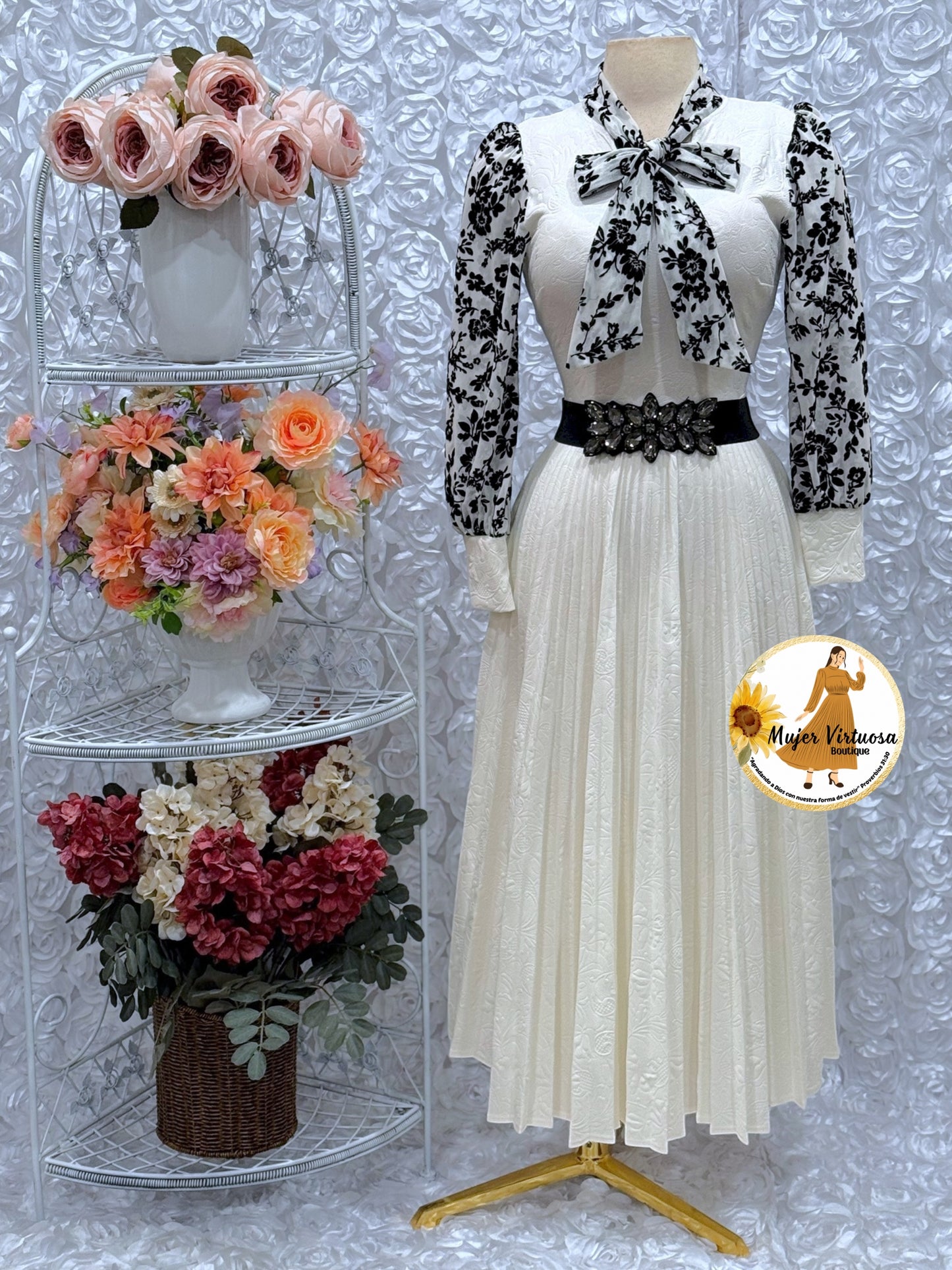 Brenda Ivory Dress