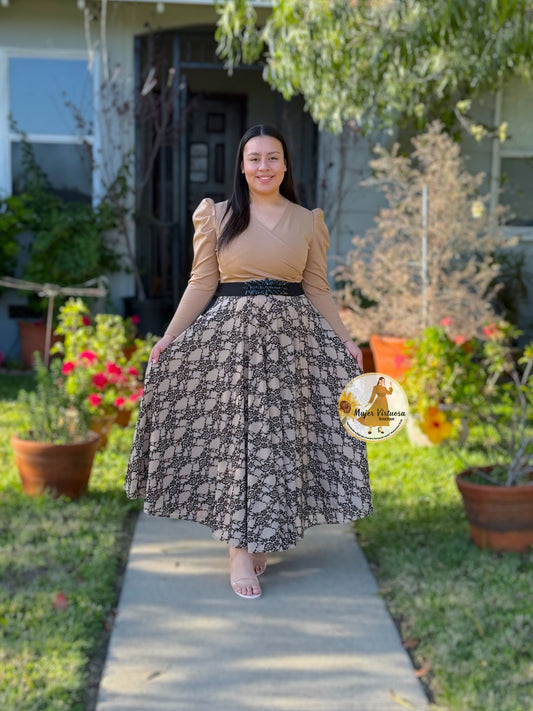 Larissa Mocha Mesh Dress