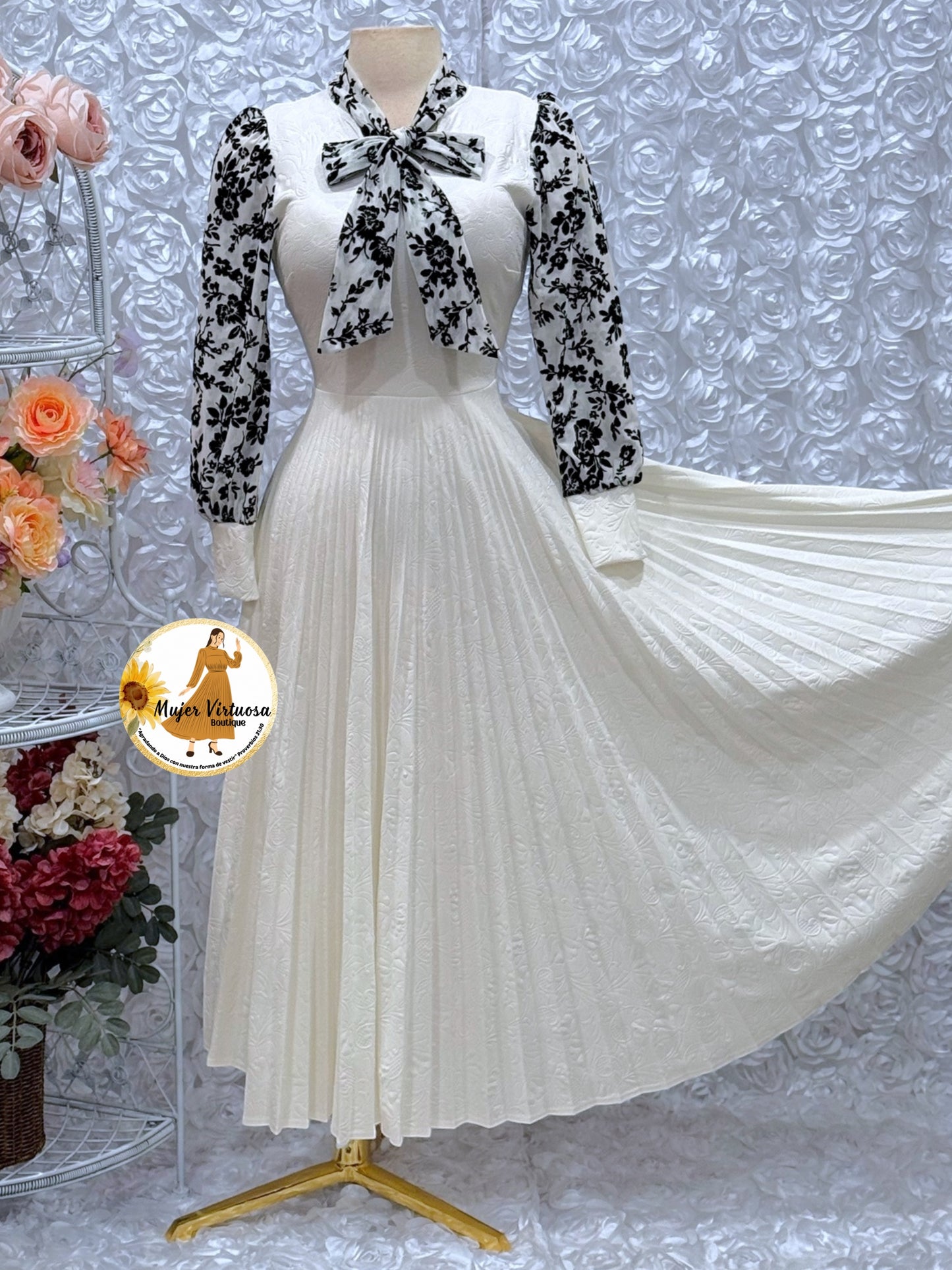Brenda Ivory Dress