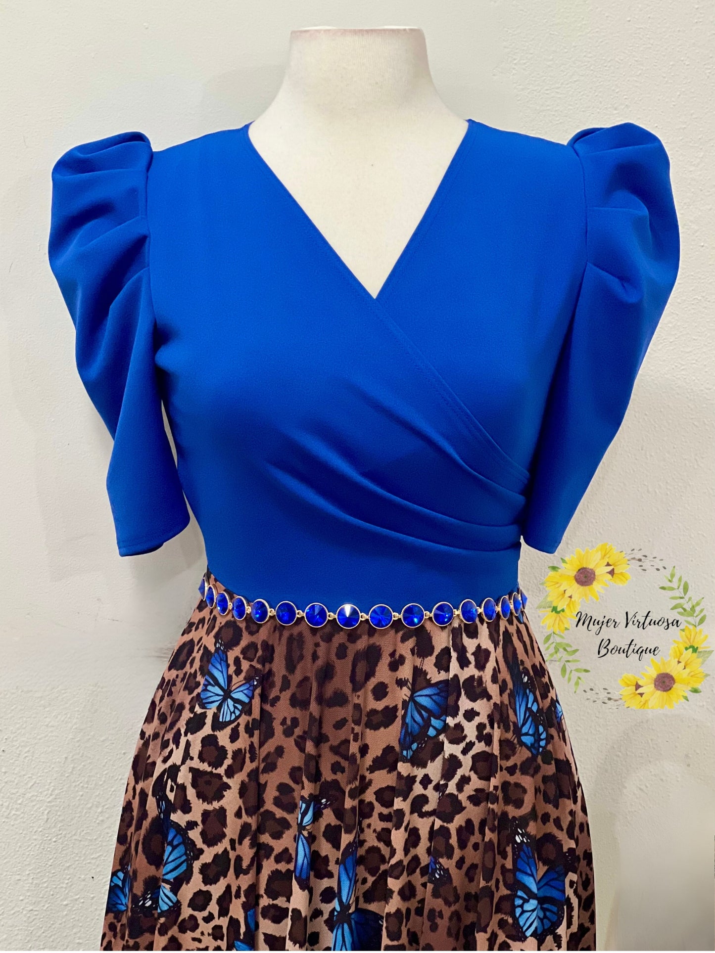 Susan Blue Butterfly 🦋 Dress