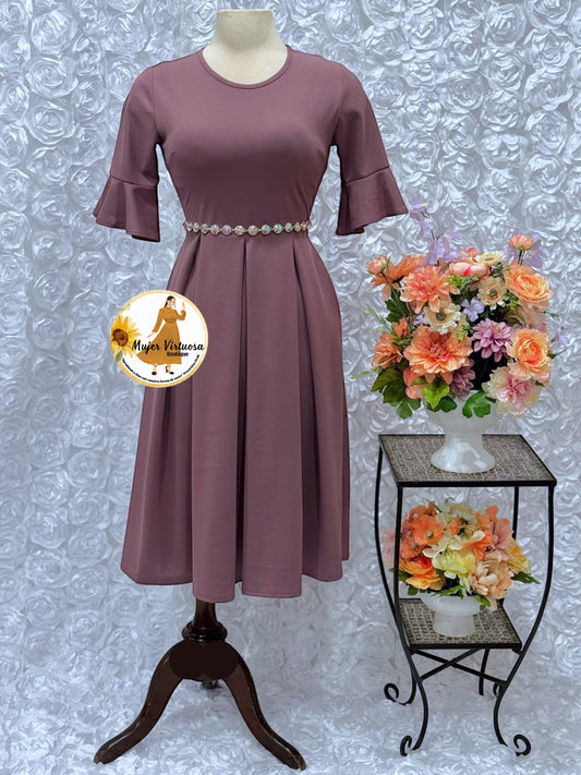 Spring is here Mauve Dress