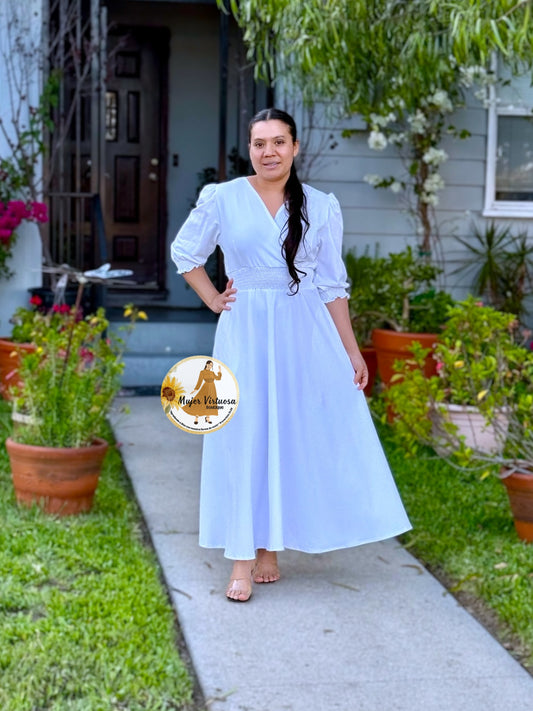 Julisa White Boho Dress