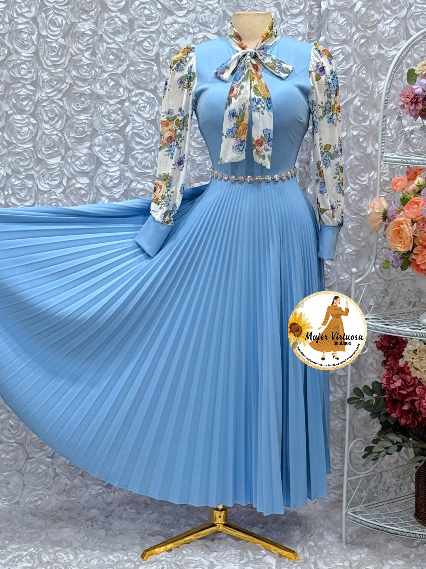 Brenda Baby Blue Dress