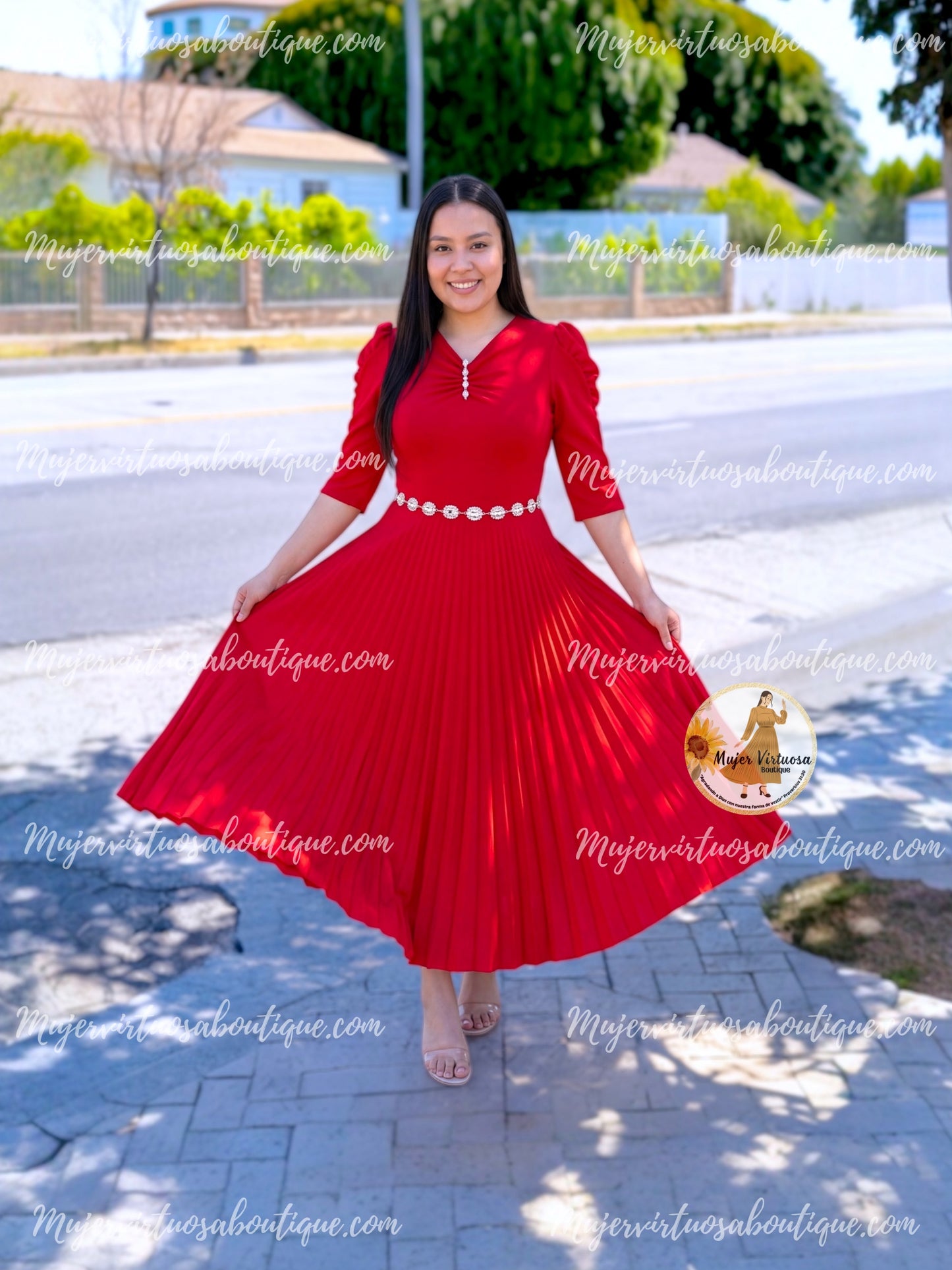 Sasha Red Dress