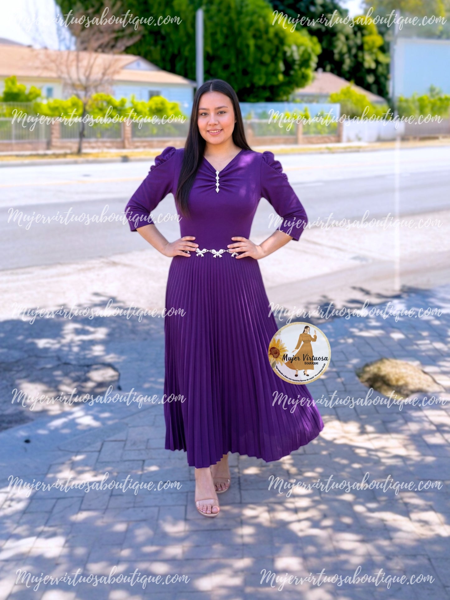 Sasha Uva Dress