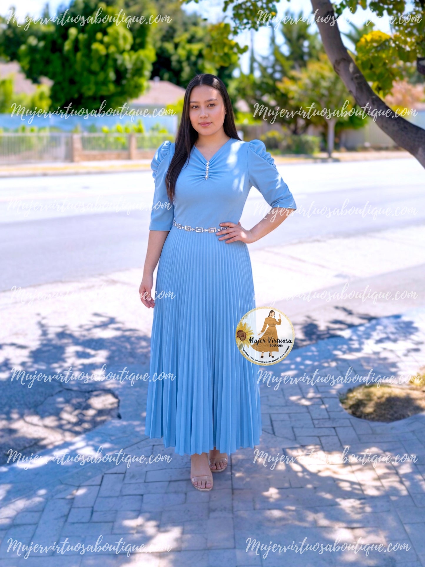 Sasha Sky Blue Dress