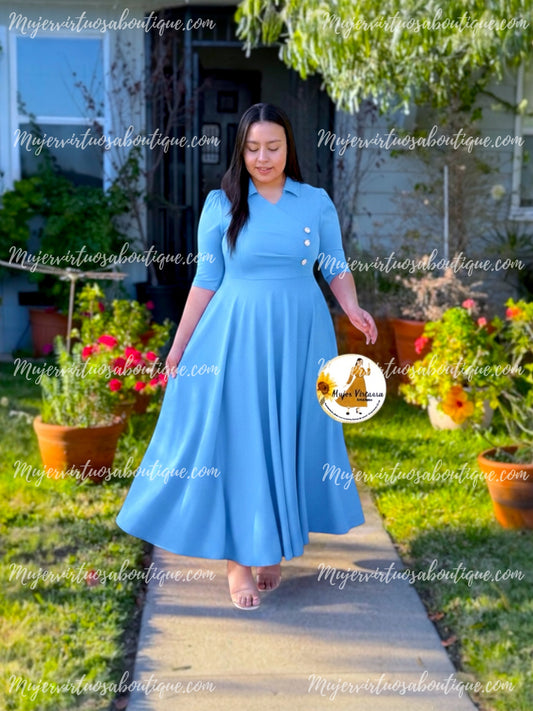 Priscila Sky Blue Dress