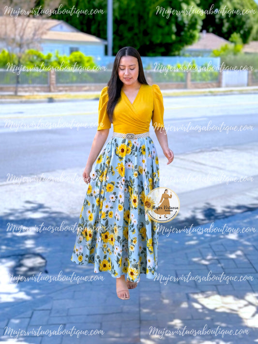 Susan Mustard Sunflowers 🌻 Dress