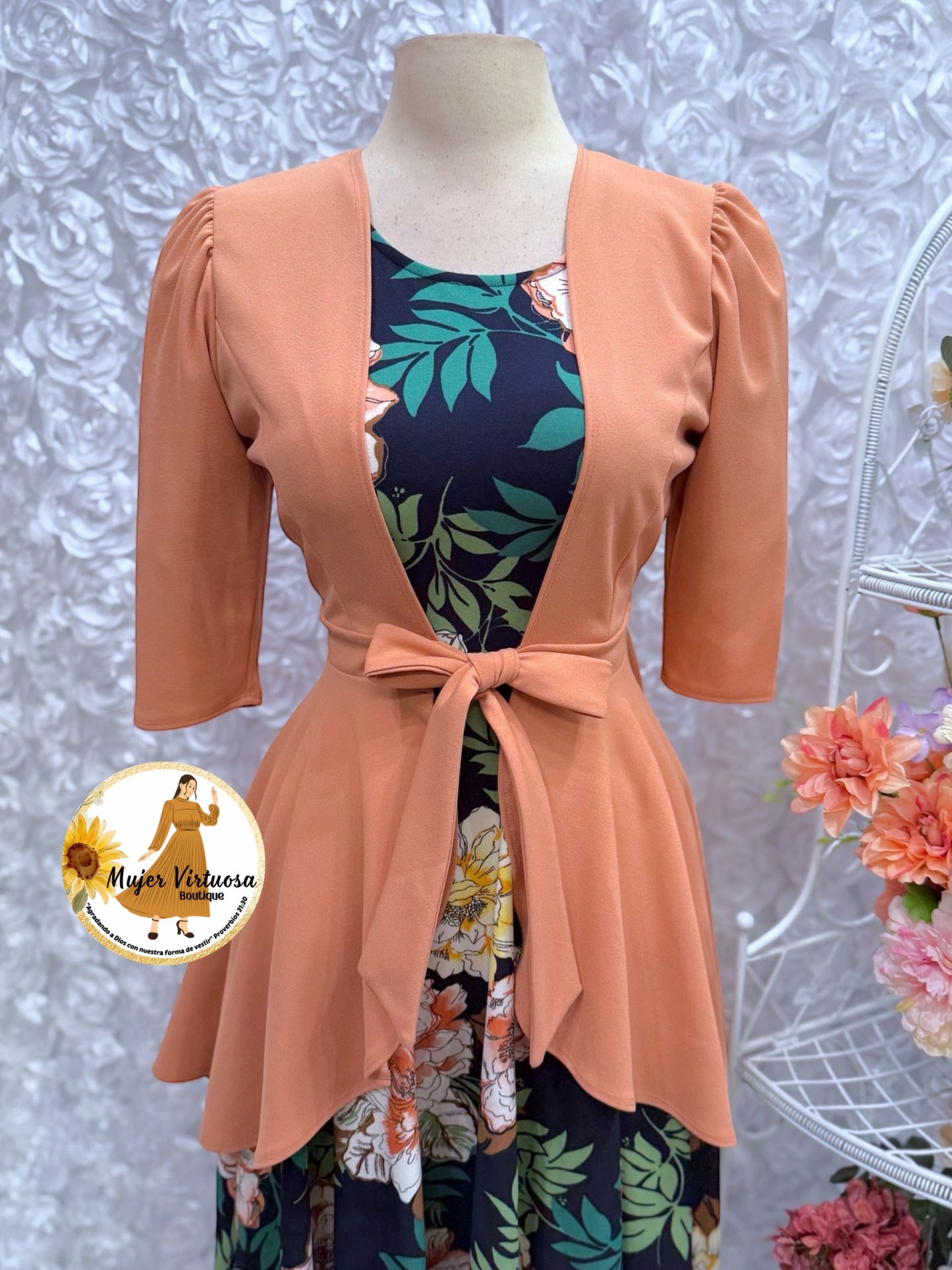 Melon Long Blazer