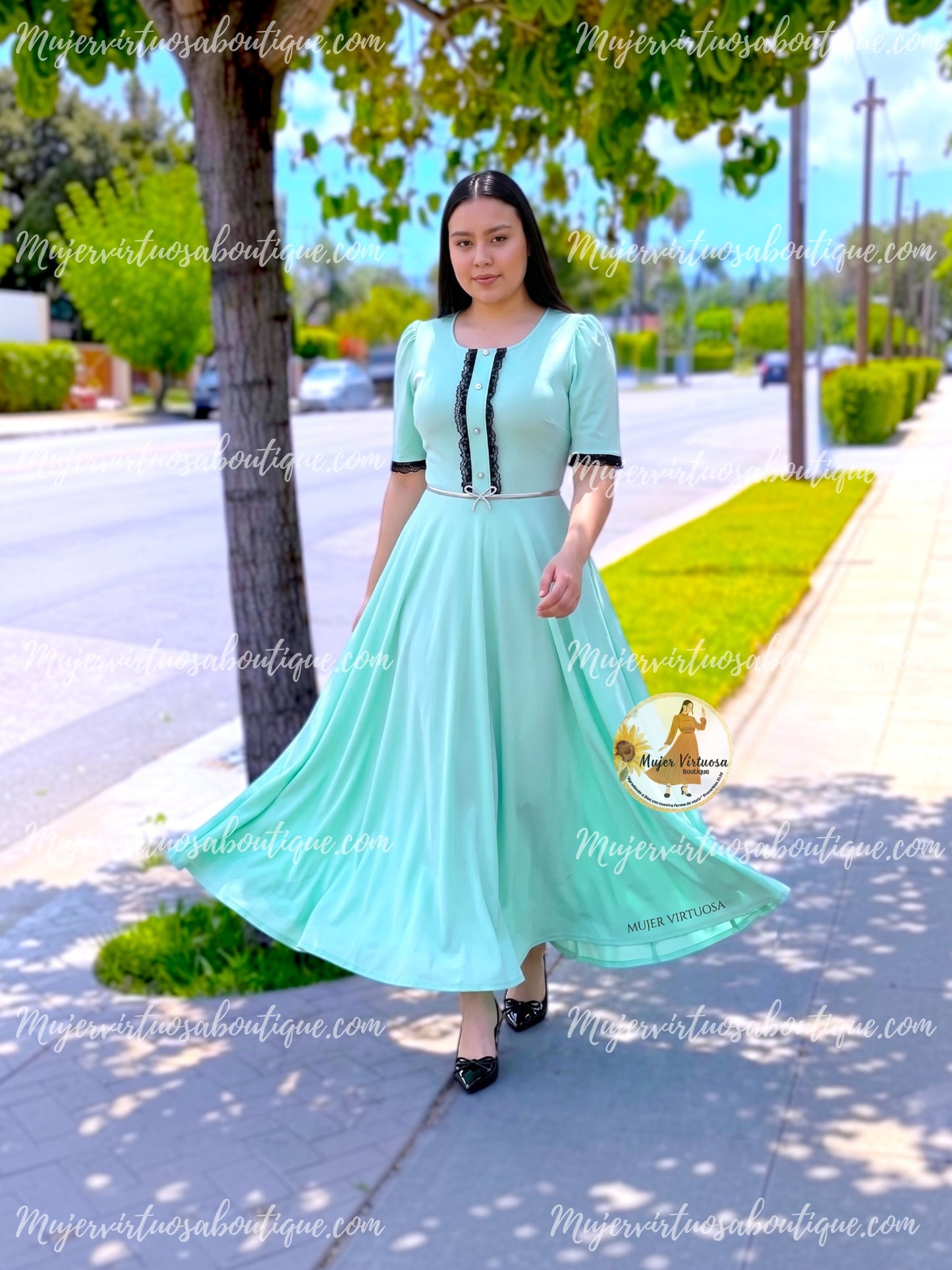 Eleanore Mint Dress