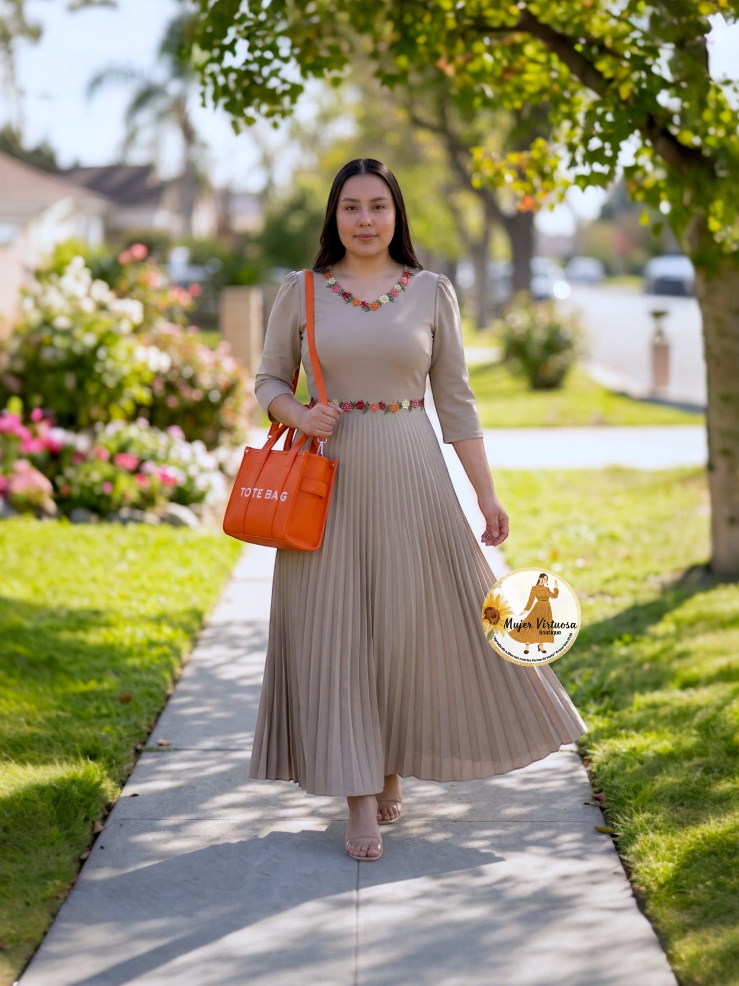 Deysi Sand Color Dress