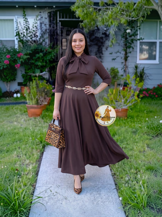 Anna Brown Dress