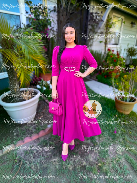 Amira Magenta Dress