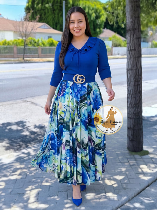 Francesca Royal Blue Dress