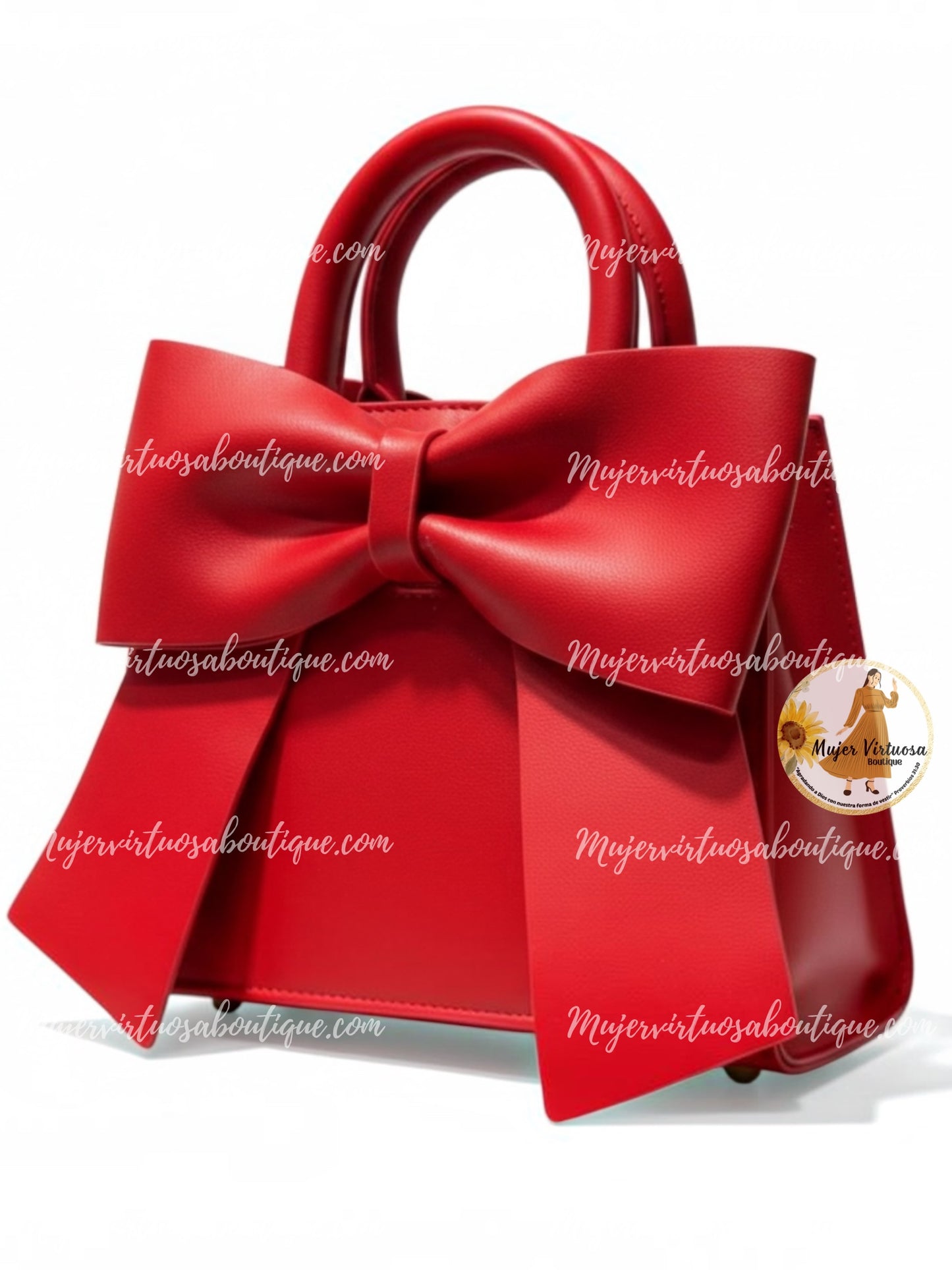 Red Bow Crossbody Bag