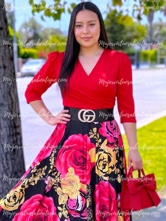 Red Bow Crossbody Bag