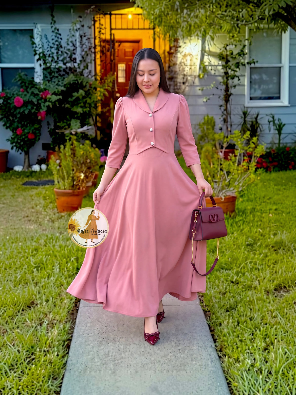 Sarai Rose Pink Dress