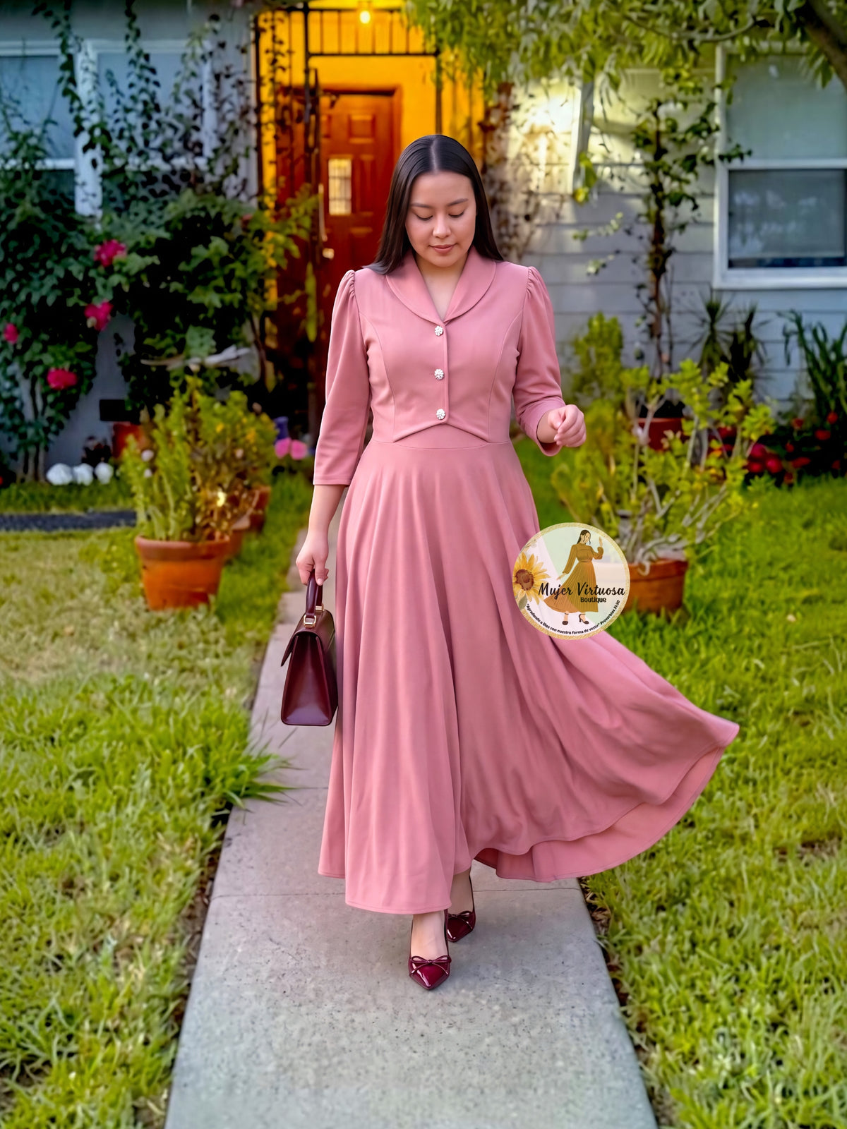 Sarai Rose Pink Dress