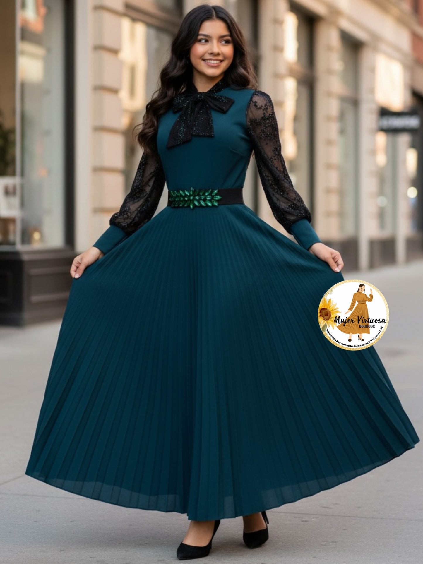 Brenda Emerald Green Dress