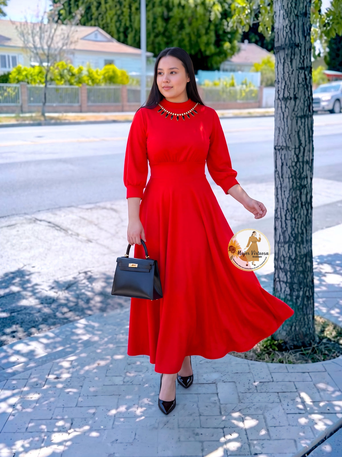 Aby Red Dress