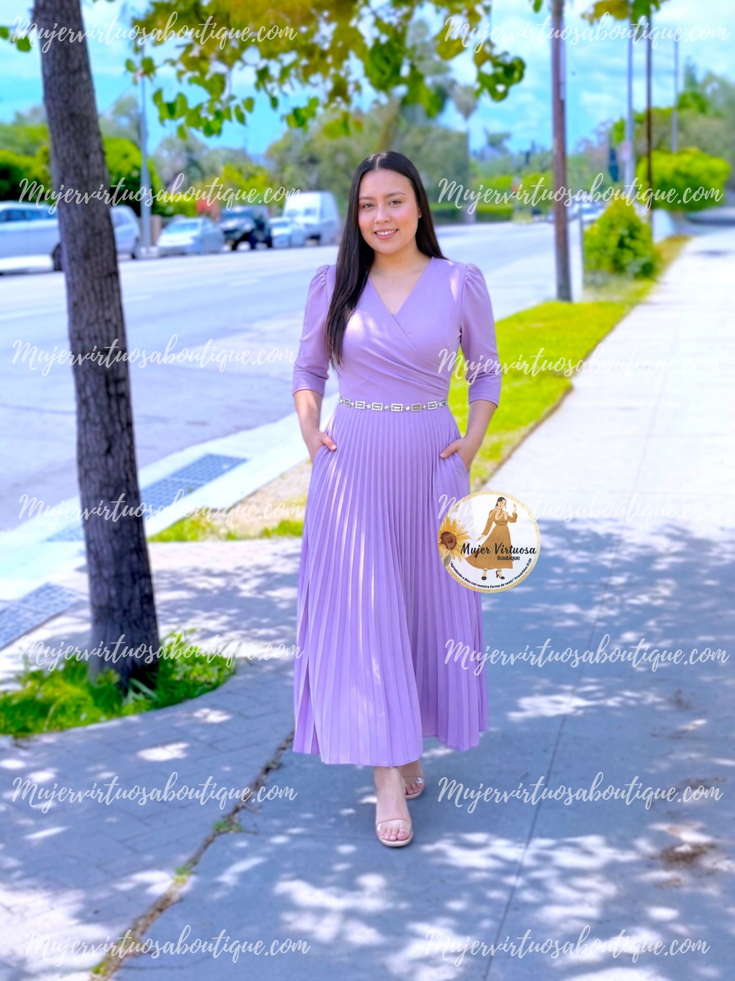 Celine Lilac Dress
