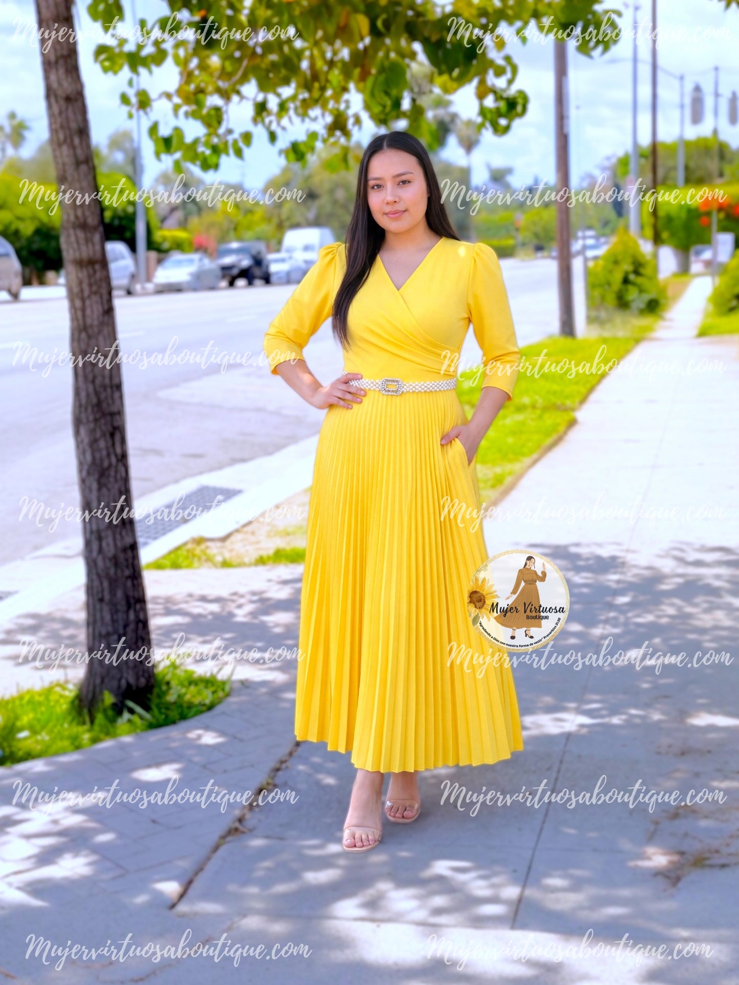 Celine Pastel Yellow Dress