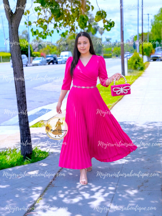 Celine Fucsia Dress