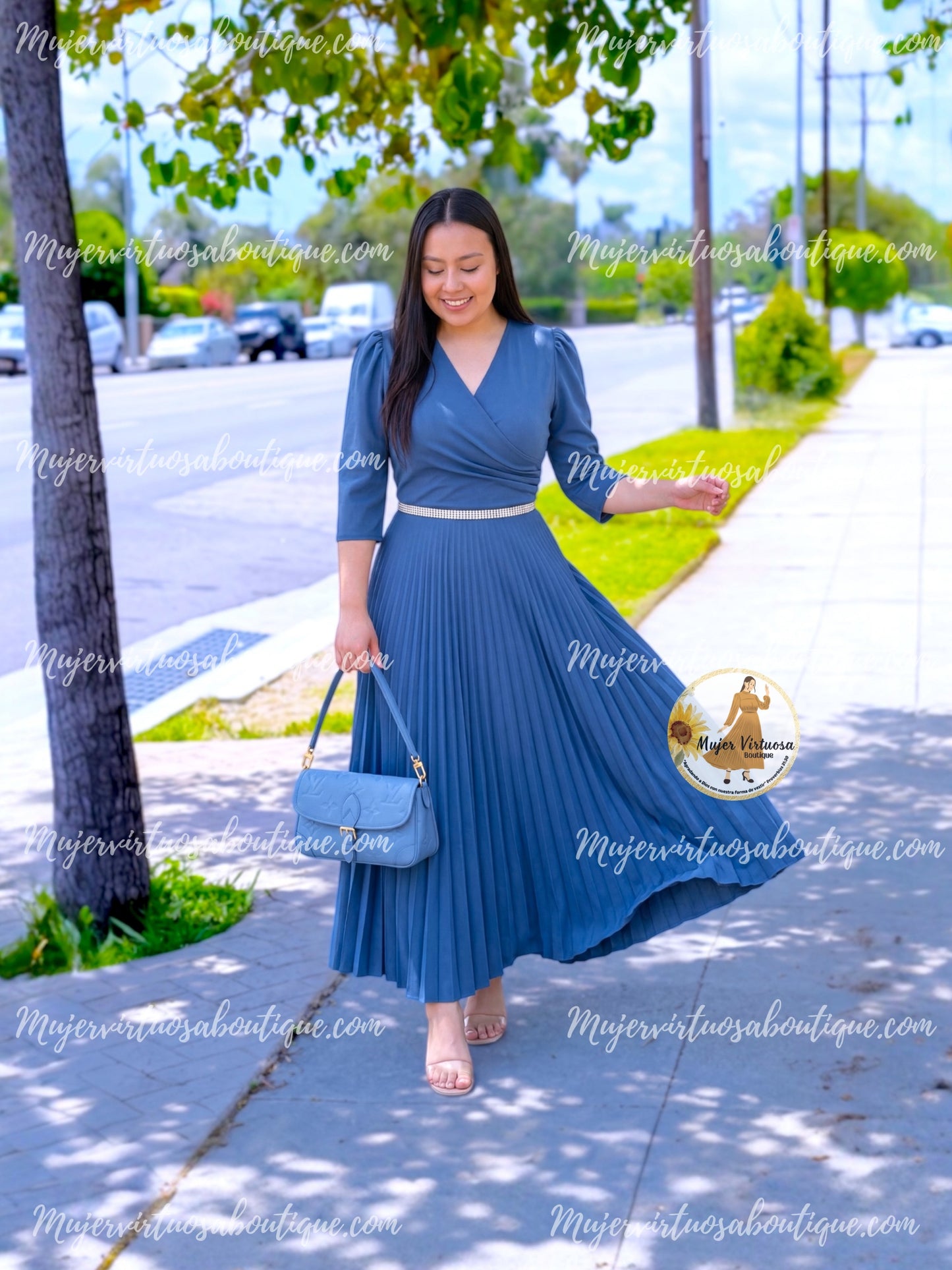 Celine Denim Blue Dress