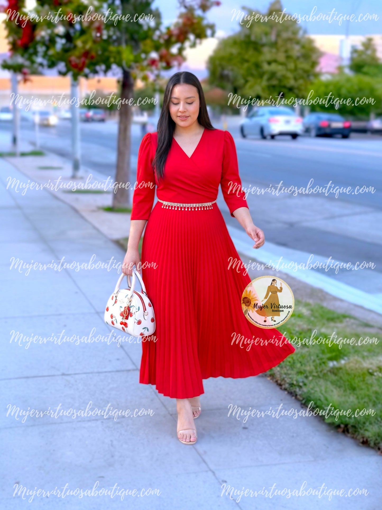 Celine Red Dress