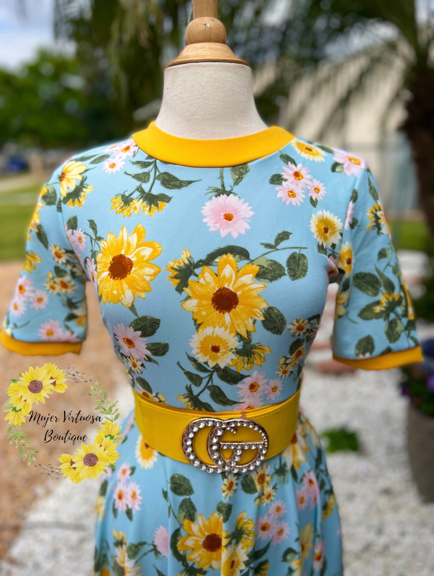 Sunflower Celeste Retro Dress