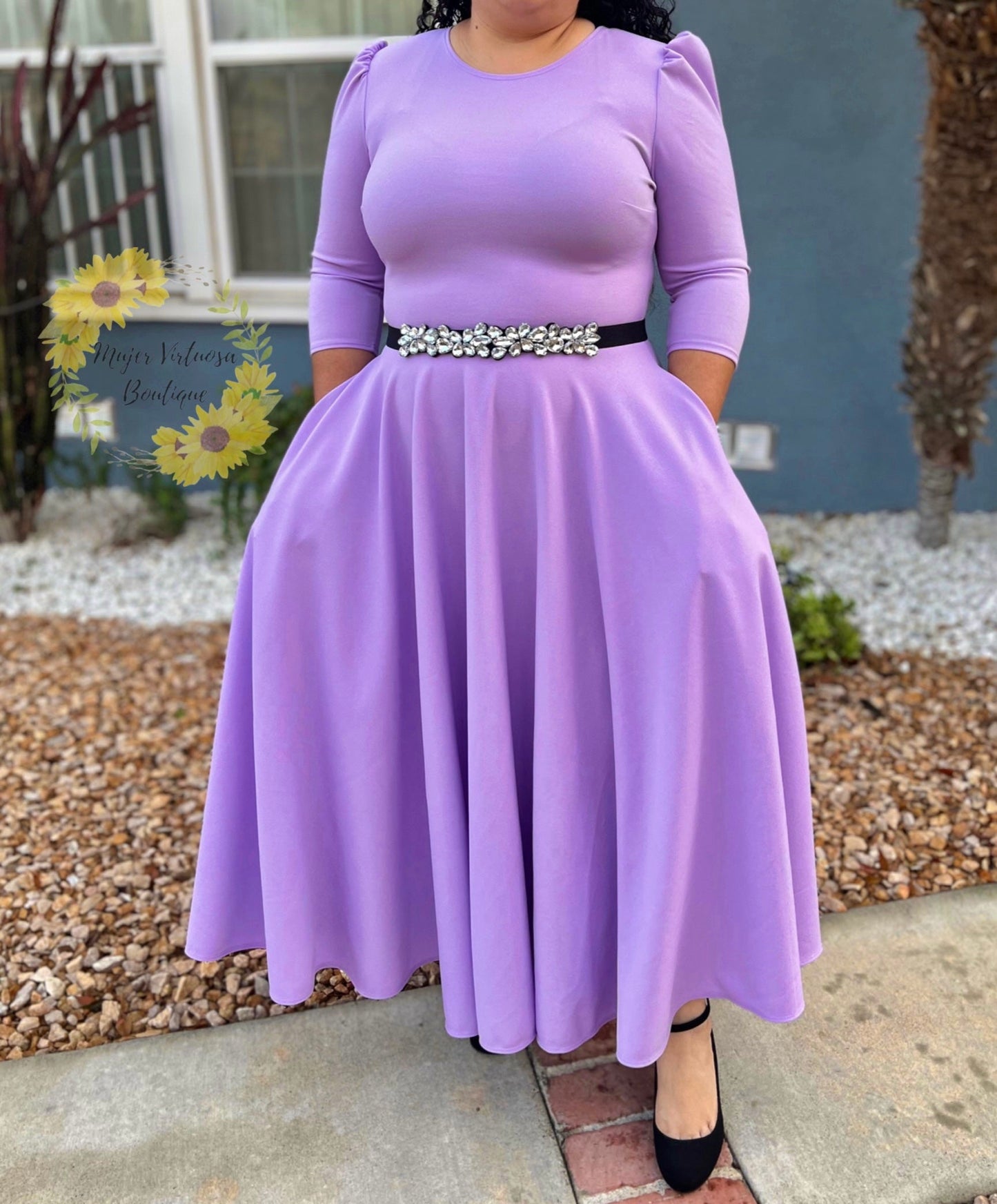 Lilac Maxi Dress