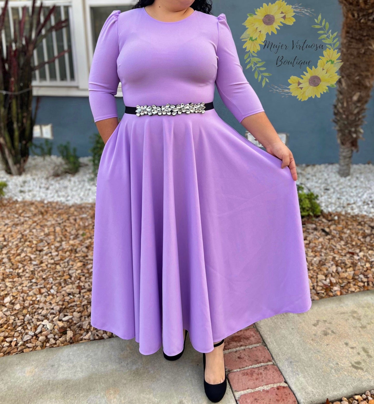 Lilac Maxi Dress