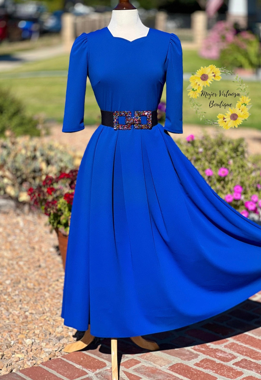 Royal Blue Dress (Paletoneado)