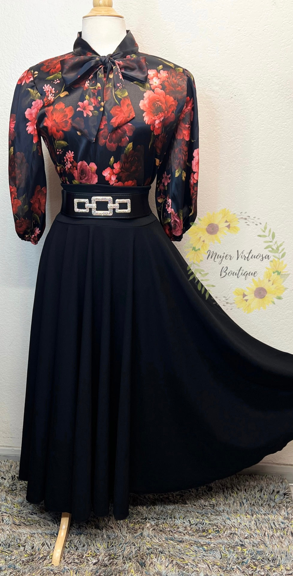 Maxi Black Skirt