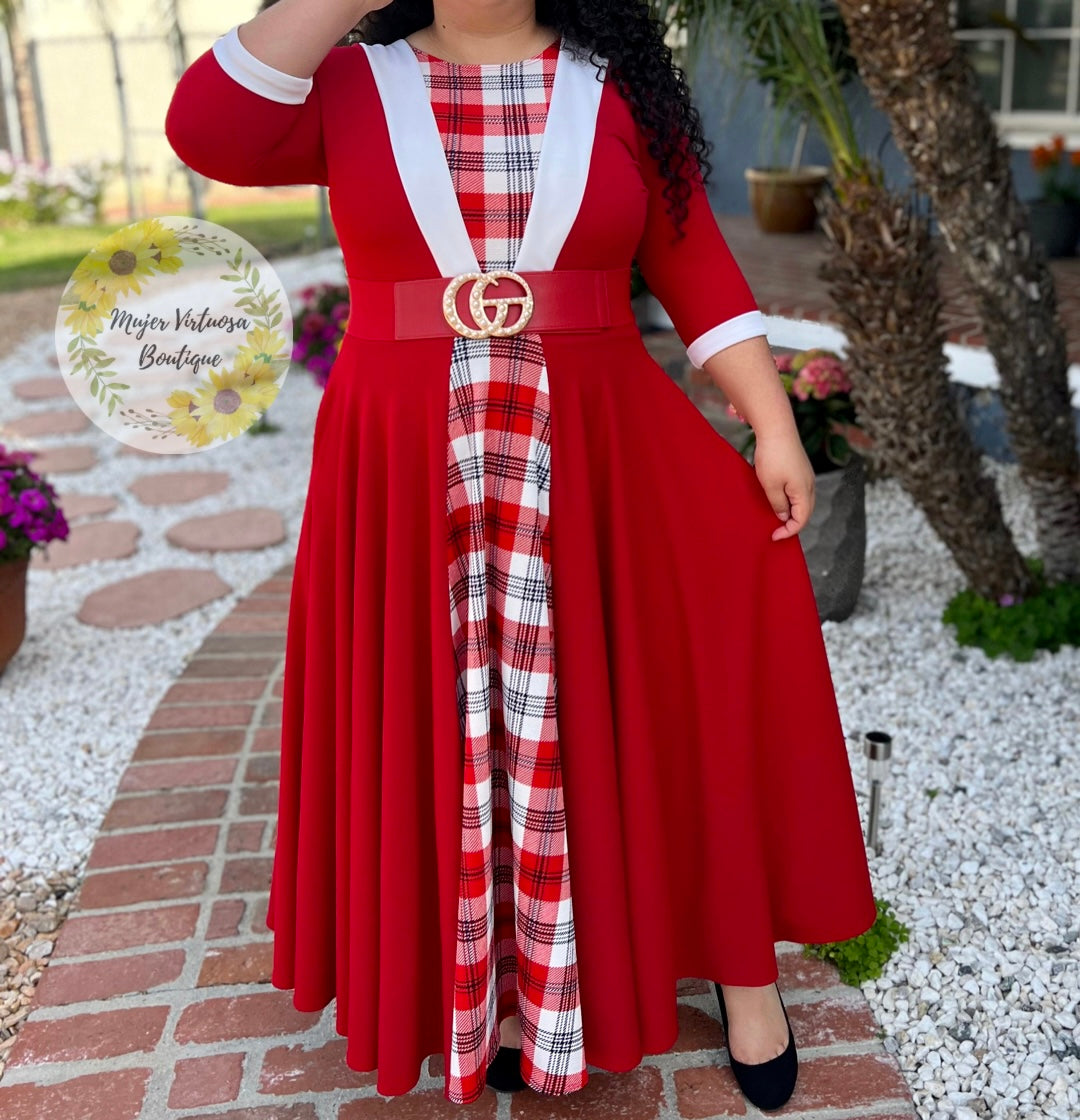 Katia Red Maxi Dress