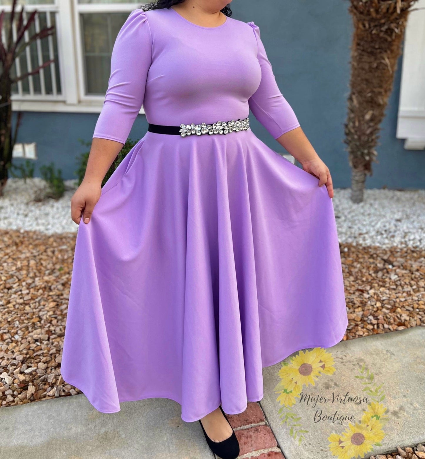 Lilac Maxi Dress