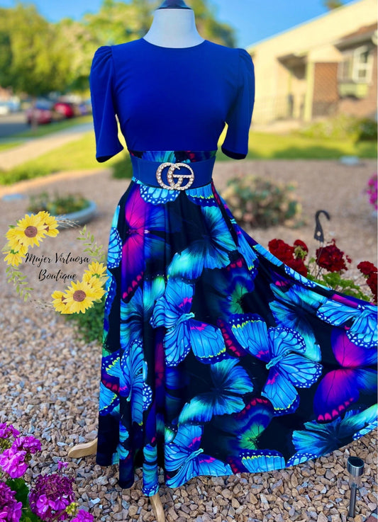 Blue Butterfly 🦋 Dress