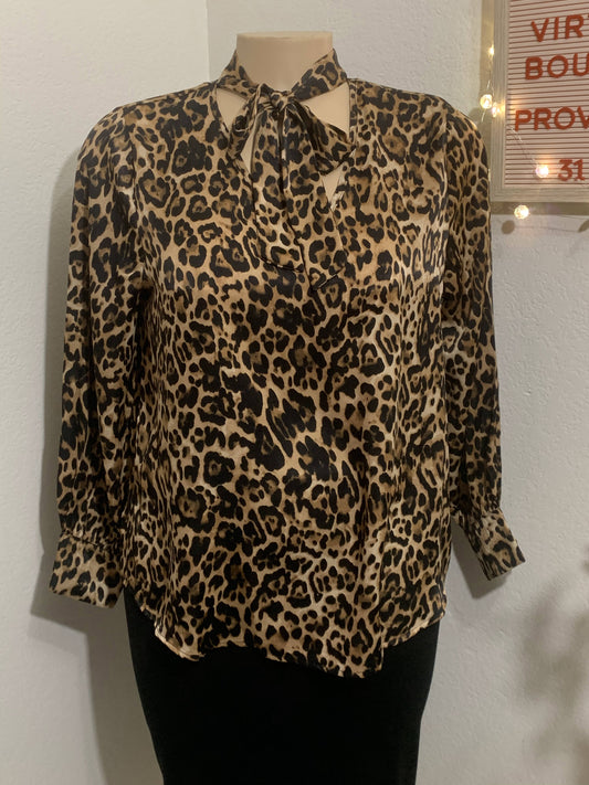 Judith Leopard Print Top