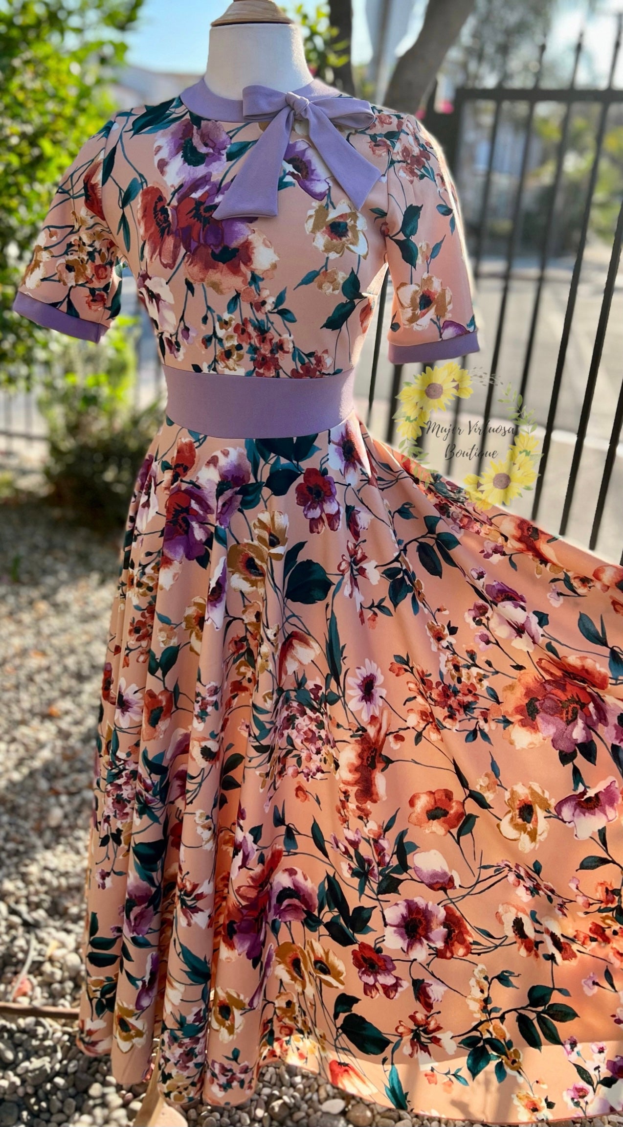 Vintage Maxi Floral Dress