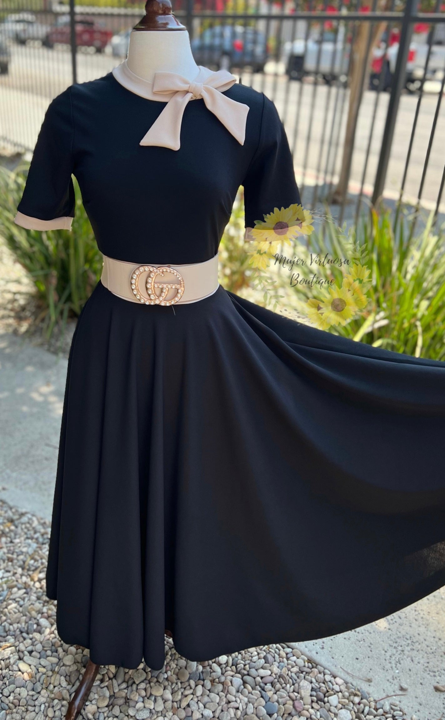 Genesis Black Vintage Dress